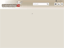 Tablet Screenshot of grabmalshop24.de